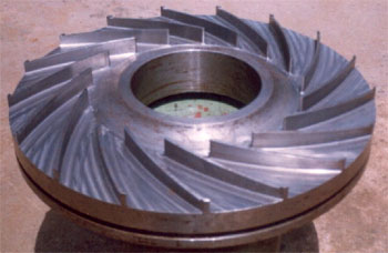 Turbine pump impeller